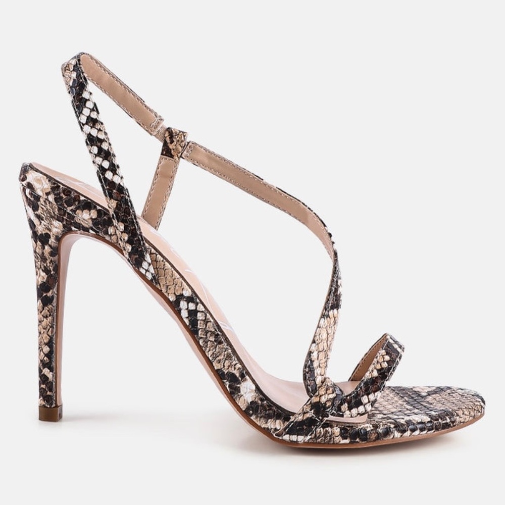 London Rag Epoque Heeled Strappy Slingback Sandals (US 9 / UK 7 / EUR 40)